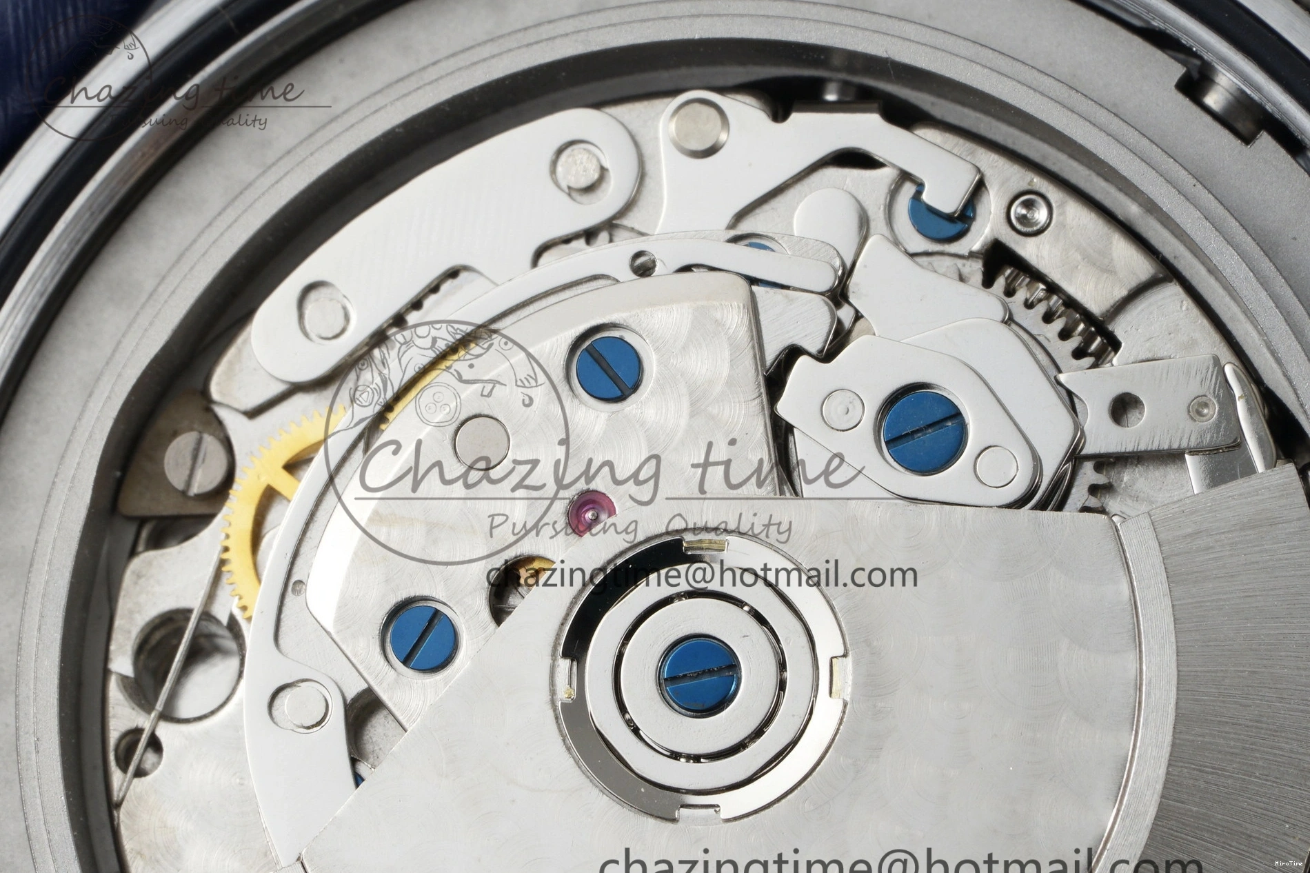 MIROTIME 1222 Thermal Pilot Chrono SS AZF 1:1 Best Edition Brown Dial on Brown Leather Strap A 7062